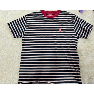4 hunnid men's striped shirt